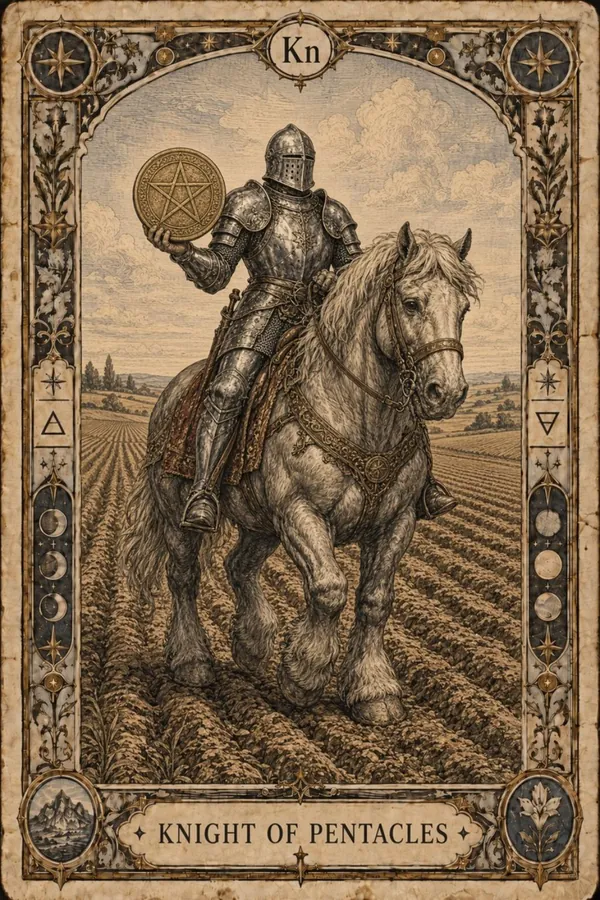 Rytier pentaklov (Knight of Pentacles)