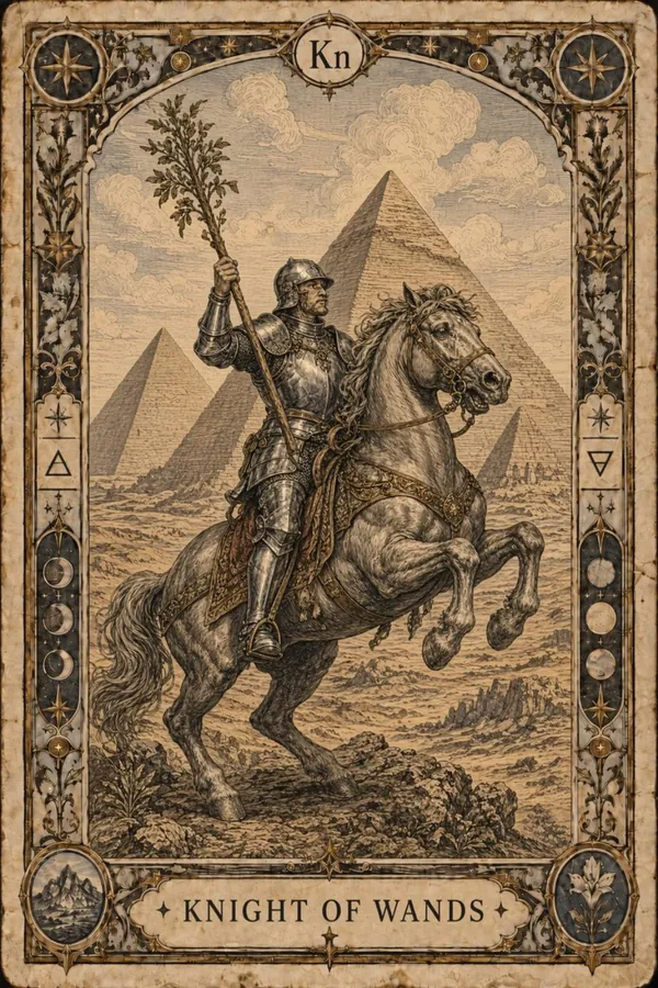 Rytier palíc (Knight of Wands)